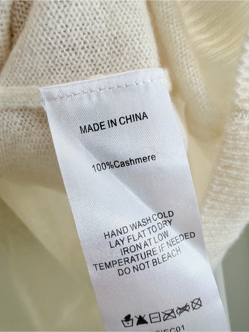 QUINCE Cashmere Short Sleeve Sweater Cream Size Small - Picture 5 of 6
